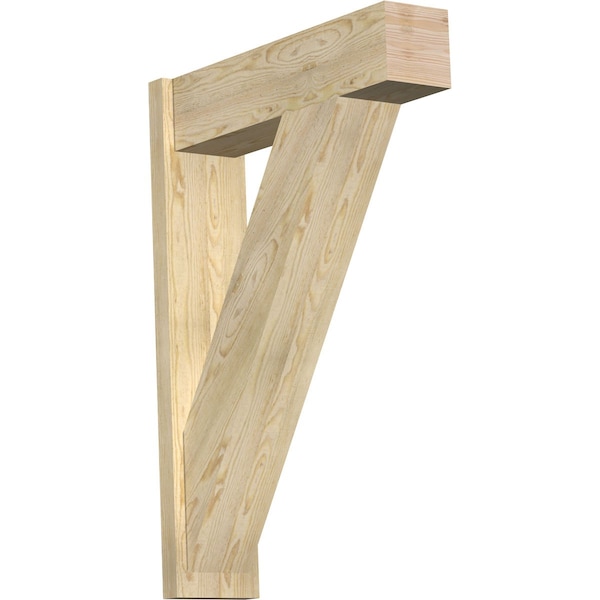 Ekena Millwork Traditional Block Rough Sawn Outlooker, Douglas Fir, 8"W x 30"D x 42"H OUT08X30X42TRA05RDF - main
